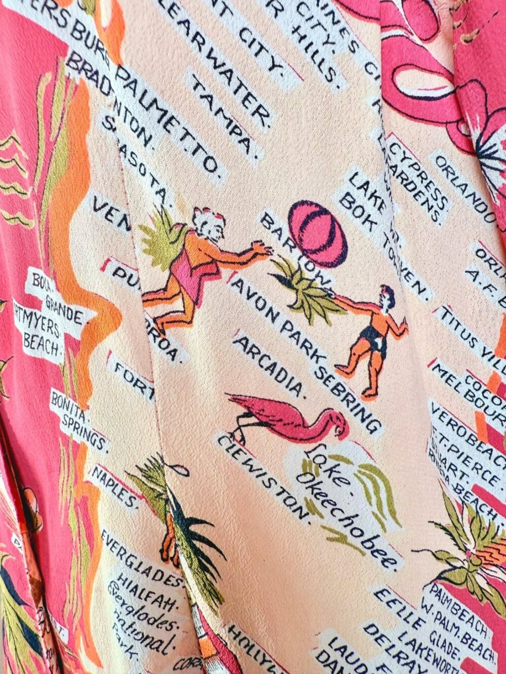 Loco Lindo Florida Pink Blouse - Picture 9 of 12